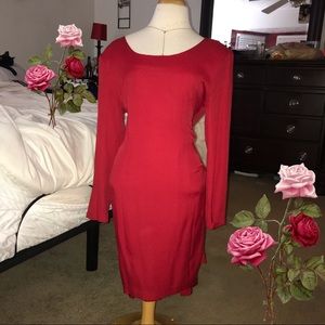 Red classy evening dress ♥️❤️🌷